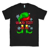 Black Elf Your Text Classic Tee - CowhideDigitalArt