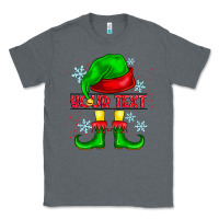 Charcoal Heather Elf Your Text Classic Tee - CowhideDigitalArt