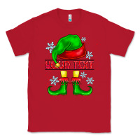 Red Elf Your Text Classic Tee - CowhideDigitalArt