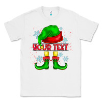 White Elf Your Text Classic Tee - CowhideDigitalArt
