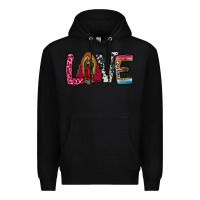 Black our lady of guadalupe love Premium Hoodie - Jasminsmagicworld