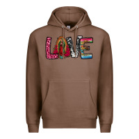 Chestnut our lady of guadalupe love Premium Hoodie - Jasminsmagicworld