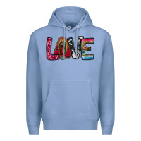 Colony Blue our lady of guadalupe love Premium Hoodie - Jasminsmagicworld