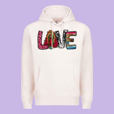 Our Lady Of Guadalupe Love Premium Hoodie Designed By Jasminsmagicworld
