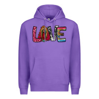 Purple our lady of guadalupe love Premium Hoodie - Jasminsmagicworld