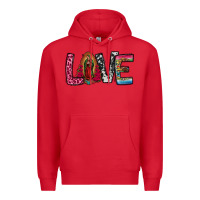 Red our lady of guadalupe love Premium Hoodie - Jasminsmagicworld