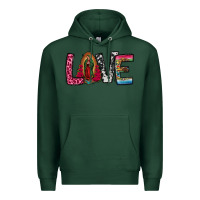 Sports Green our lady of guadalupe love Premium Hoodie - Jasminsmagicworld