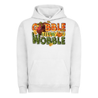 Pigment Lunar Rock Gobble till you wobble turkey thanksgiving Urban Hoodie - NancyCooperArtShop