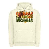 Pigment Pistachio Gobble till you wobble turkey thanksgiving Urban Hoodie - NancyCooperArtShop