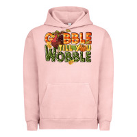Pigment Salmon Gobble till you wobble turkey thanksgiving Urban Hoodie - NancyCooperArtShop