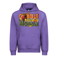 Tulip Gobble till you wobble turkey thanksgiving Urban Hoodie - NancyCooperArtShop