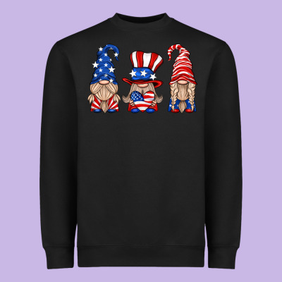 Usa Gnome Heavyweight Sweatshirt Designed By Hra Design Shop