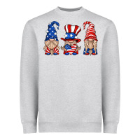 Heather Grey usa gnome Heavyweight Sweatshirt - HRA Design Shop