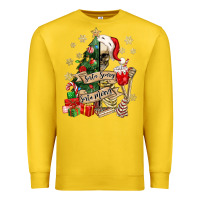 Lemon sorta scary sorta merry skeleton christmas tree Premium Sweatshirt - MaliasSmallBusiness