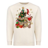 Sandshell sorta scary sorta merry skeleton christmas tree Premium Sweatshirt - MaliasSmallBusiness