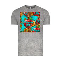 Cloud Rock teacher apple seamless pattern Vintage Tee - HRA Design Shop