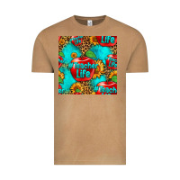 Vintage Camel teacher apple seamless pattern Vintage Tee - HRA Design Shop