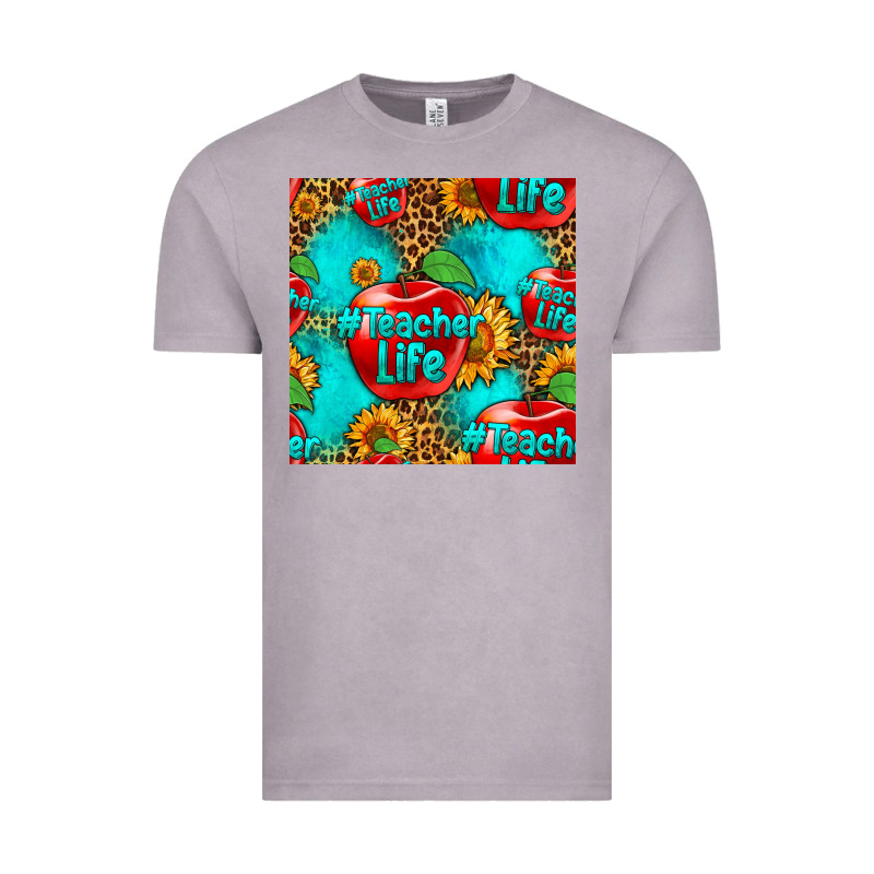 Teacher Apple Seamless Pattern Vintage Tee by HRA Design Shop | Teevron