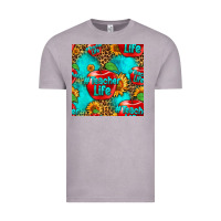 Vintage Zinc teacher apple seamless pattern Vintage Tee - HRA Design Shop