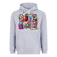 Heather Grey para crew Heavyweight Hoodie - NancyCooperArtShop