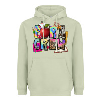 Matcha para crew Heavyweight Hoodie - NancyCooperArtShop