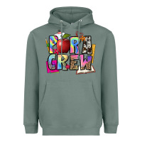 Sage para crew Heavyweight Hoodie - NancyCooperArtShop