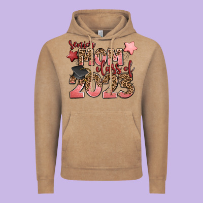 Senior Mom Class Of 2023 Vintage Hoodie Designed By Zillion Design Studio