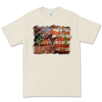 Deer Hunting Target American Flag  Background Premium Tee | Teevron