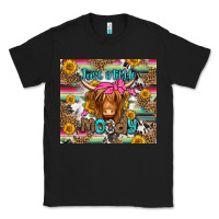 Black just a little moody long haired cow Classic Tee - Jasminsmagicworld