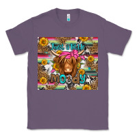 Lavender just a little moody long haired cow Classic Tee - Jasminsmagicworld
