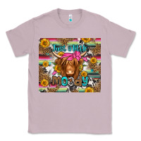 Lilac just a little moody long haired cow Classic Tee - Jasminsmagicworld