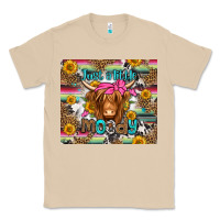 Mushroom just a little moody long haired cow Classic Tee - Jasminsmagicworld