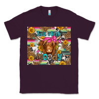 Plum just a little moody long haired cow Classic Tee - Jasminsmagicworld