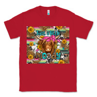 Red just a little moody long haired cow Classic Tee - Jasminsmagicworld