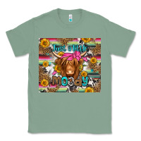 Sage just a little moody long haired cow Classic Tee - Jasminsmagicworld