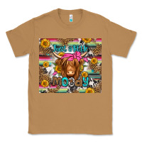 Toasted Coconut just a little moody long haired cow Classic Tee - Jasminsmagicworld