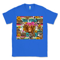 True Royal just a little moody long haired cow Classic Tee - Jasminsmagicworld