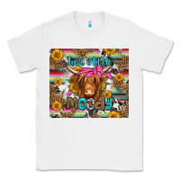 White just a little moody long haired cow Classic Tee - Jasminsmagicworld
