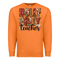 Carrot holly jolly teacher Premium Sweatshirt - MaliasSmallBusiness