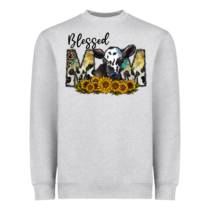 Blessed Heavyweight Sweatshirt by CowhideDigitalArt | Teevron