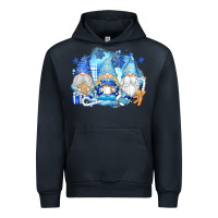 Navy snowman gnome Urban Hoodie - texasbilliewilder