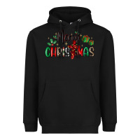 Black faith cross merry christmas Heavyweight Hoodie - MaliasSmallBusiness