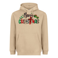 Mushroom faith cross merry christmas Heavyweight Hoodie - MaliasSmallBusiness