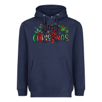 Navy faith cross merry christmas Heavyweight Hoodie - MaliasSmallBusiness