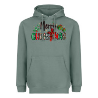 Sage faith cross merry christmas Heavyweight Hoodie - MaliasSmallBusiness