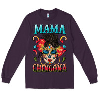 Plum mama chingona Long Sleeve Tee - BundleAndBundleShop