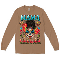 Toasted Coconut mama chingona Long Sleeve Tee - BundleAndBundleShop