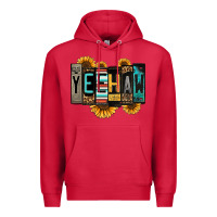 Cardinal yeehaw license plate letters Premium Hoodie - Jasminsmagicworld