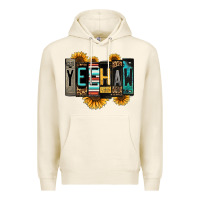 Tofu yeehaw license plate letters Premium Hoodie - Jasminsmagicworld