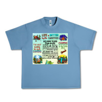 Pebble Blue life is better by the campfire Urban Heavy Tee - JahusDesignShop
